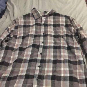 Black red white and gray flannel